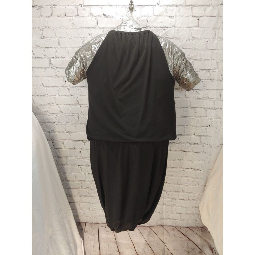 Kenneth Cole Women's Size Large Black Balloon Top Dress